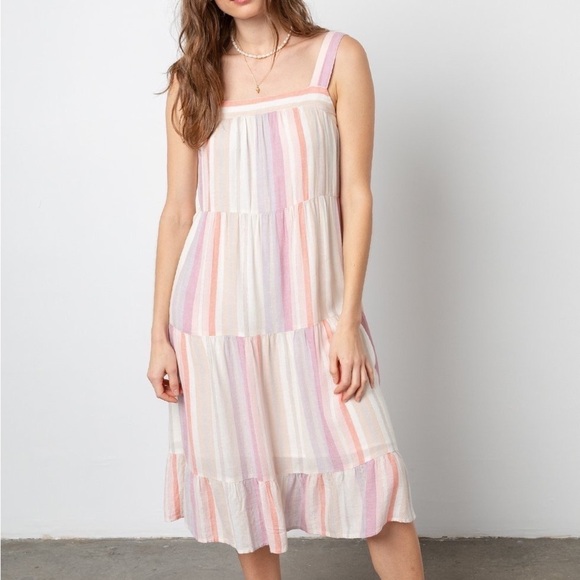 Rails Dresses & Skirts - Rails Amaya Juliette Stripe Linen Dress